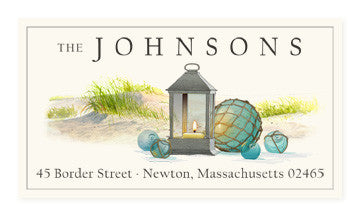 By the Sea - Panoramic Return Address Labels