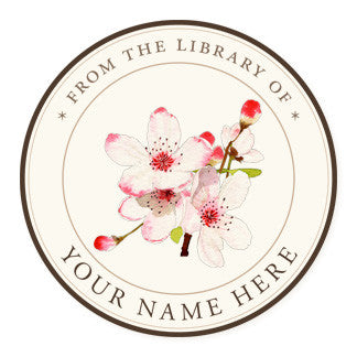 Apple Blossoms - Ex Libris Medallions