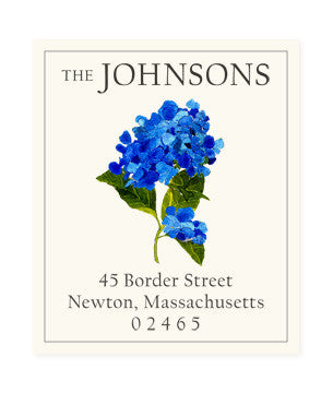Cape Blue - Return Address Labels