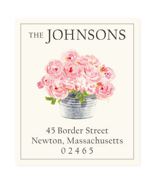 Happiness is Pink - Return Address Labels