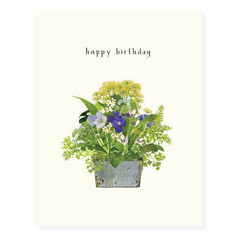 Flowers and Ferns - Occasion Card