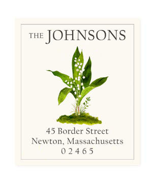 Lily Of The Valley - Return Address Labels