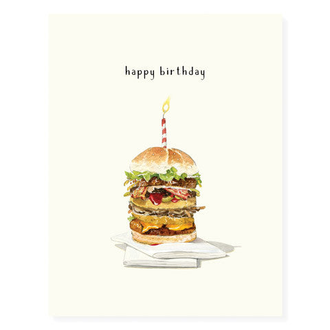 Birthday Burger - Occasion Card