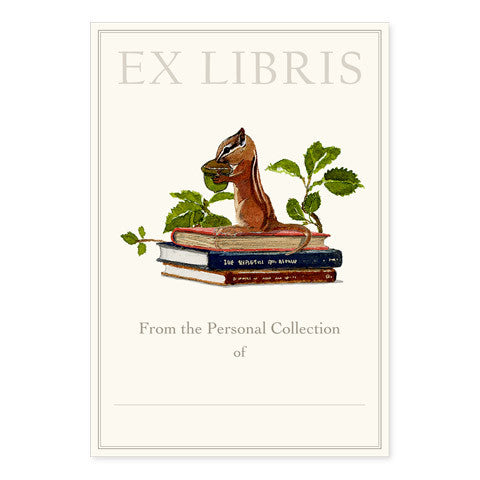 Nuts for Reading - Large Bookplates