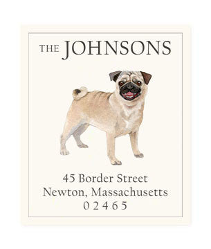 Pug - Return Address Labels