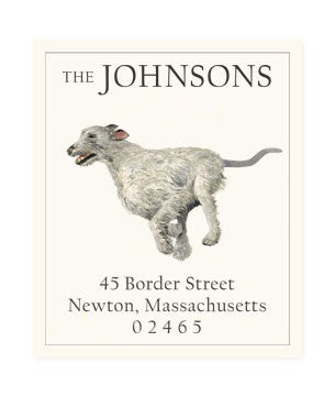 Scottish Deerhound - Return Address Labels