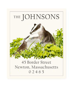 Badger Lesson - Return Address Labels