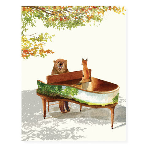 Piano Bear - Occasion Card