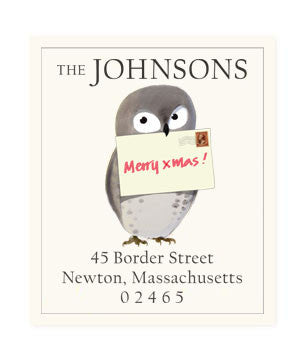 Merry Xmas - Return Address Labels