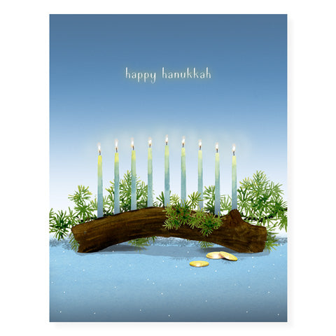 Menorah and Gelt