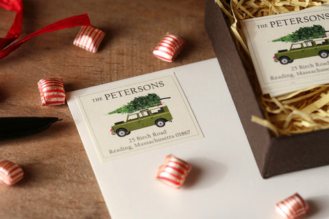 Return Address Label - For Christmas
