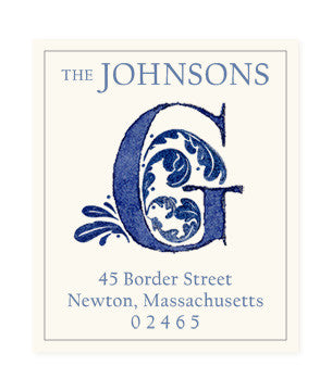 Delftware G - Return Address Labels