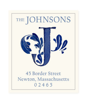 Delftware J - Return Address Labels