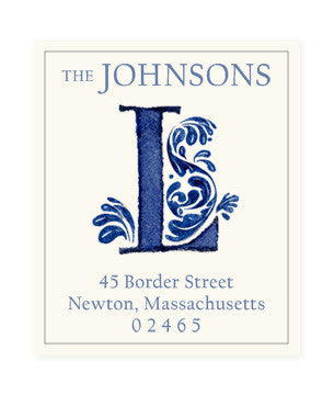 Delftware L - Return Address Labels