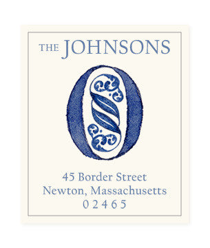 Delftware O - Return Address Labels