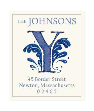 Delftware Y - Return Address Labels