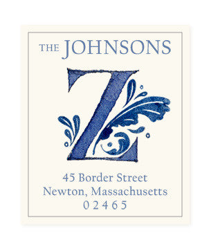 Delftware Z - Return Address Labels