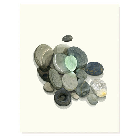 Sea Glass and Stones