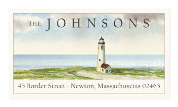 Great Point - Panoramic Return Address Labels