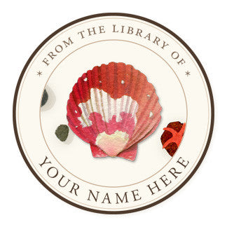 Scallop and Rock Star - Ex Libris Medallions