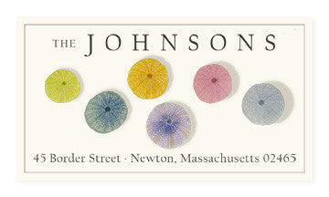 Sea Urchins - Panoramic Return Address Labels