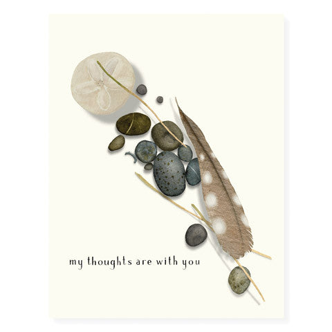 Feather and Stones - Occasion Card