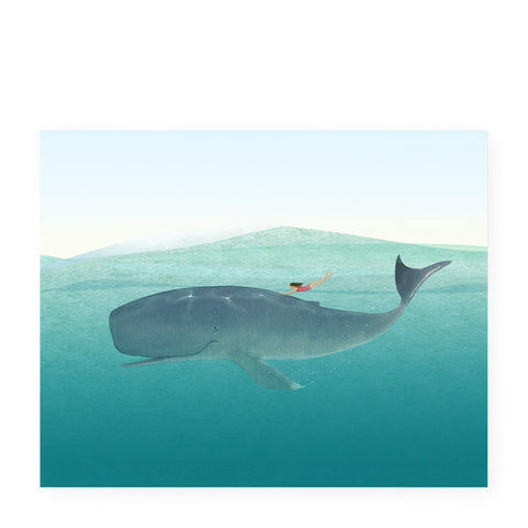 Whale Rider - Art Print