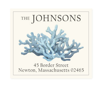 Light Blue - Return Address Labels