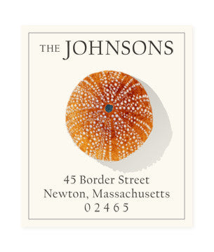 Red Urchin - Return Address Labels