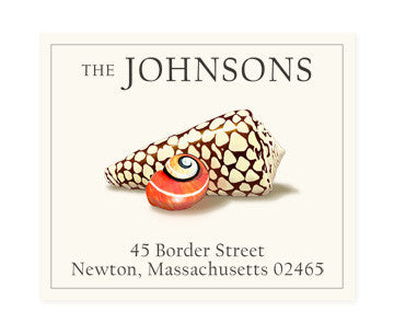 Spotted Seashell - Return Address Labels