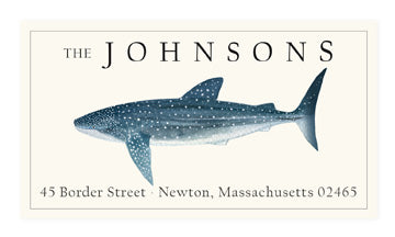 Whale Shark - Panoramic Return Address Labels