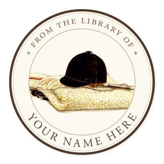 Hat and Crop - Ex Libris Medallions