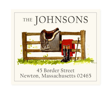 Tack on Fence - Return Address Labels