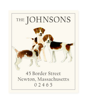 Three Beagles - Return Address Labels