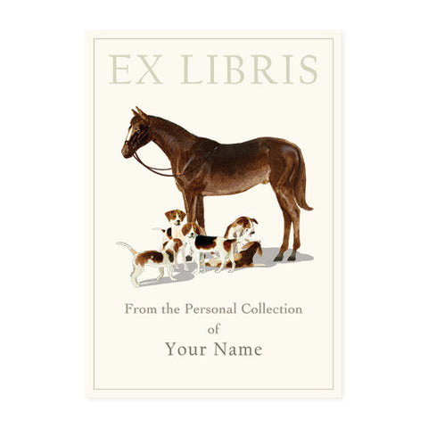Spring and Beagles - Bookplates