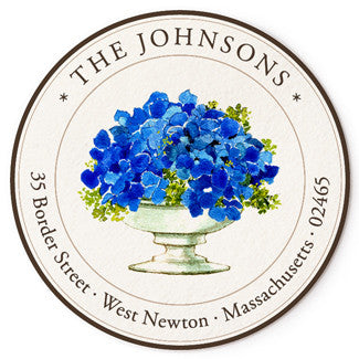 Blue Hydrangeas - Correspondence Seals