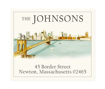 Brooklyn Bridge - Return Address Labels