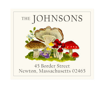 Mushrooms - Return Address Labels