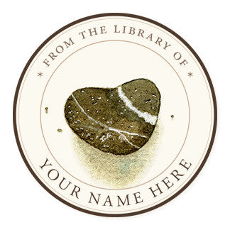 Heart-Shaped Rock - Ex Libris Medallions