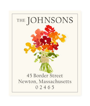 Kitchen Flowers - Return Address Labels