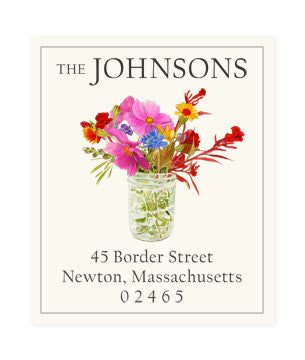 Meadow Bouquet - Return Address Labels