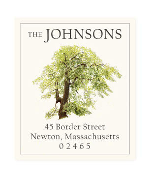 Old Oak Tree - Return Address Labels