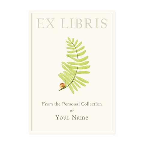 Fern and Snail - Bookplates