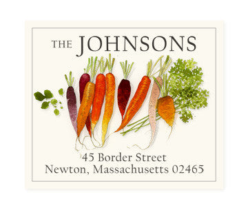 Sweet Carrots - Return Address Labels