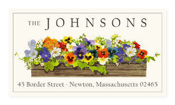 Window Box - Panoramic Return Address Labels