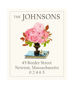 More Roses - Return Address Labels