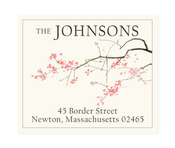 Pink Cherry - Return Address Labels