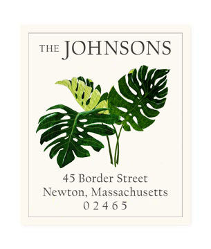 Philodendron - Return Address Labels