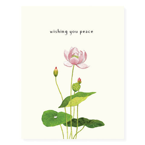 Peaceful Lotus - Occasion Card