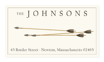 Arrows - Panoramic Return Address Labels